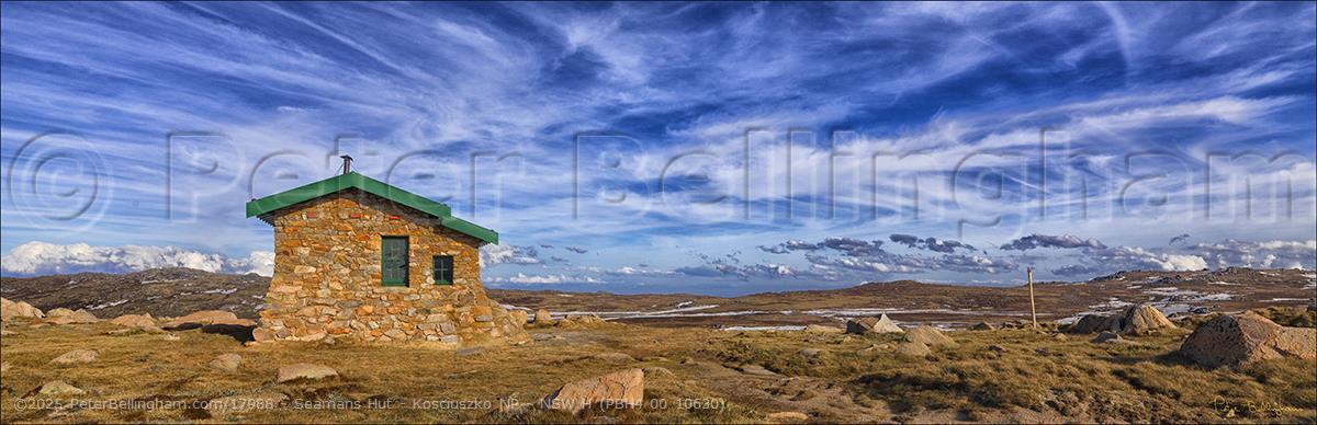 Peter Bellingham Photography Seamans Hut - Kosciuszko NP - NSW H (PBH4 00 10630)